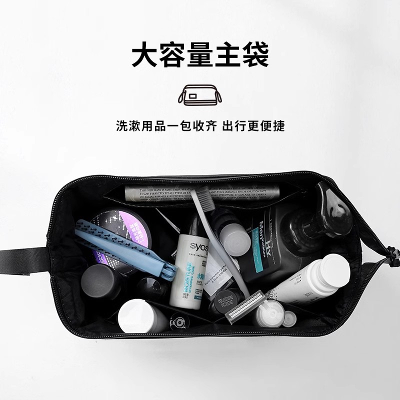 洗漱包男旅行套装男士出差洗簌用品浴兜收纳袋化妆包2024新款户外高清大图