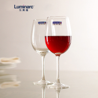 Luminarc法国弓箭(ARC)乐美雅 品味高脚杯红酒杯香槟杯玻璃酒杯酒具套装470ml(两只装) H0611非一次性
