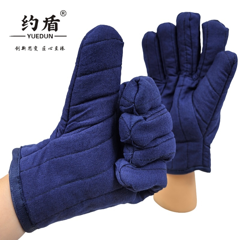 约盾 全棉帆布拒油防寒棉手套 LOL3301/双高清大图