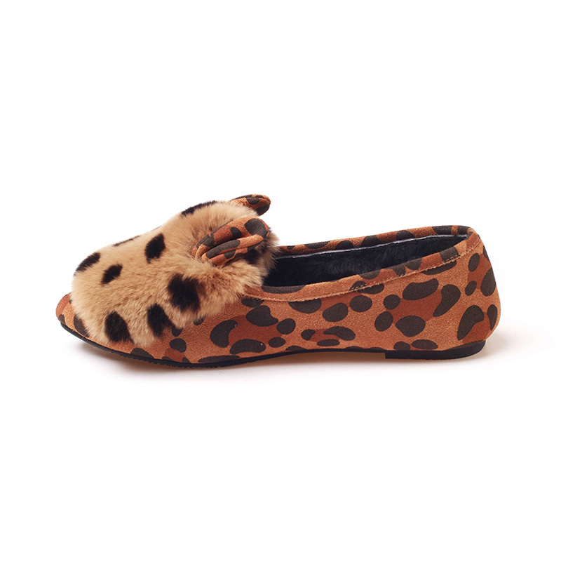 OZWEAR UGG OB197 休闲兔耳朵翻毛豆豆鞋