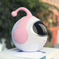 未来小七智能机器人AI高科技人工智能语音唤醒趣味对话教育陪伴3-14岁中小课本同步学习辅导男孩女孩玩具粉色APP升级版