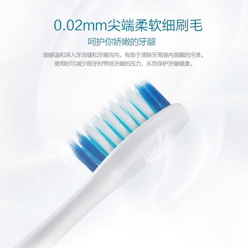 松下 (Panasonic)电动牙刷 EW-DC12-W 机身防水 适合敏感牙龈 3种可调节模式 小光环图片