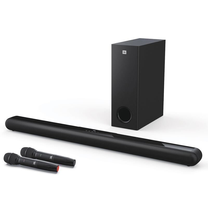 JBL KTV350 卡拉OK家庭影院音箱K歌观影一体家用KTV唱歌 5.1回音壁客厅电视蓝牙音响高清大图