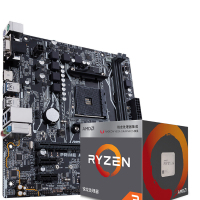 华硕（ASUS） PRIME A320M-K主板搭配 AMD 锐龙 3 2200G 处理器 CPU+主板套餐 AMD平台 AMD AM4