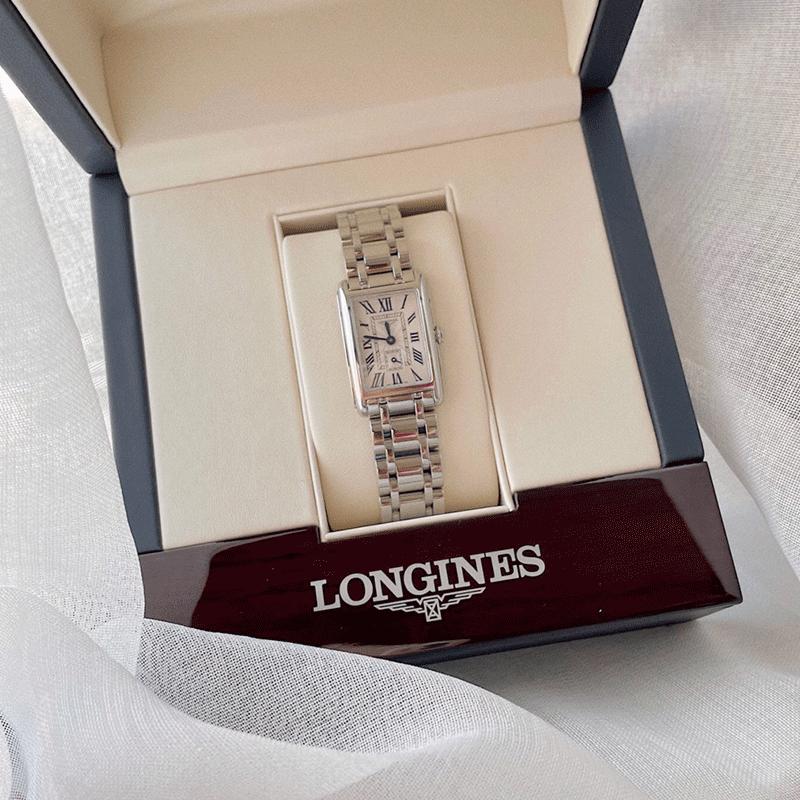 浪琴longines女表dolcevita黛绰维纳系列经典时尚优雅方形石英女士