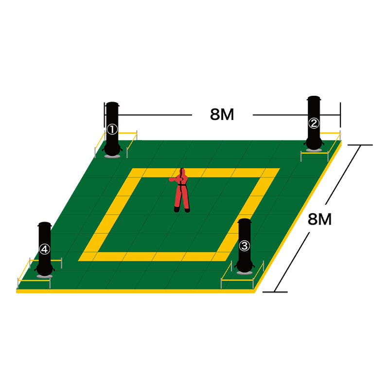 LJYZN-C1565擒拿格斗搏击考评电子沙袋智能格斗基本功训练考评系统不倒翁格斗基本功训练考评系统连贯考核感应款高清大图