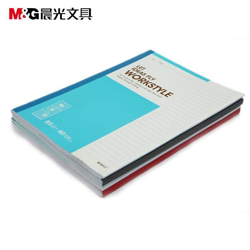 晨光APYJP411 B5无线装订本40页商务(8本装)高清大图