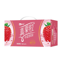 蒙牛 真果粒牛奶饮品 草莓果粒 250ml*12盒