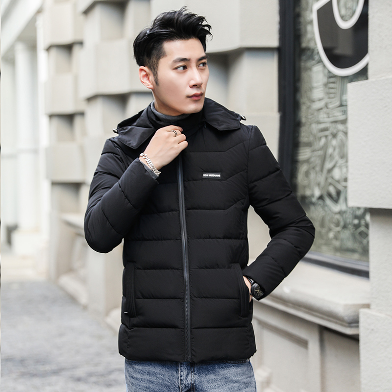 newlake暖篇冬装男士新款棉衣短款轻薄棉袄立领修身棉服男装外套夹克
