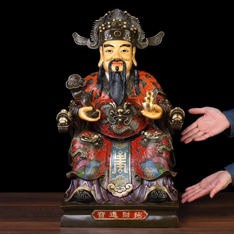 家柏饰(CORATED)爷佛像 铜文爷佛像摆件店铺供奉高清大图