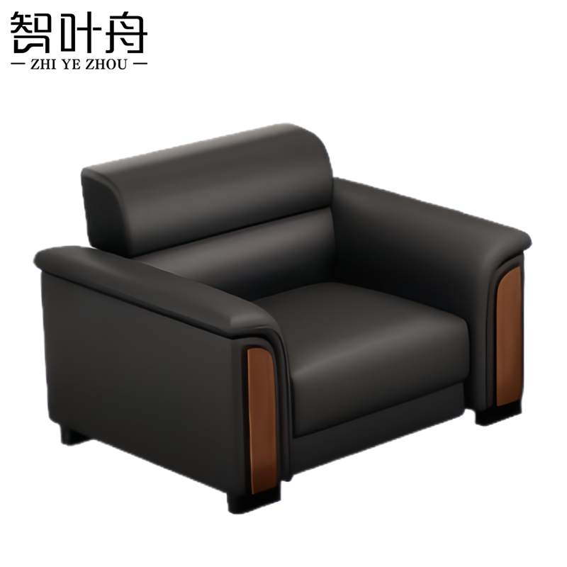智叶舟沙发单人位98*79*82cm张高清大图