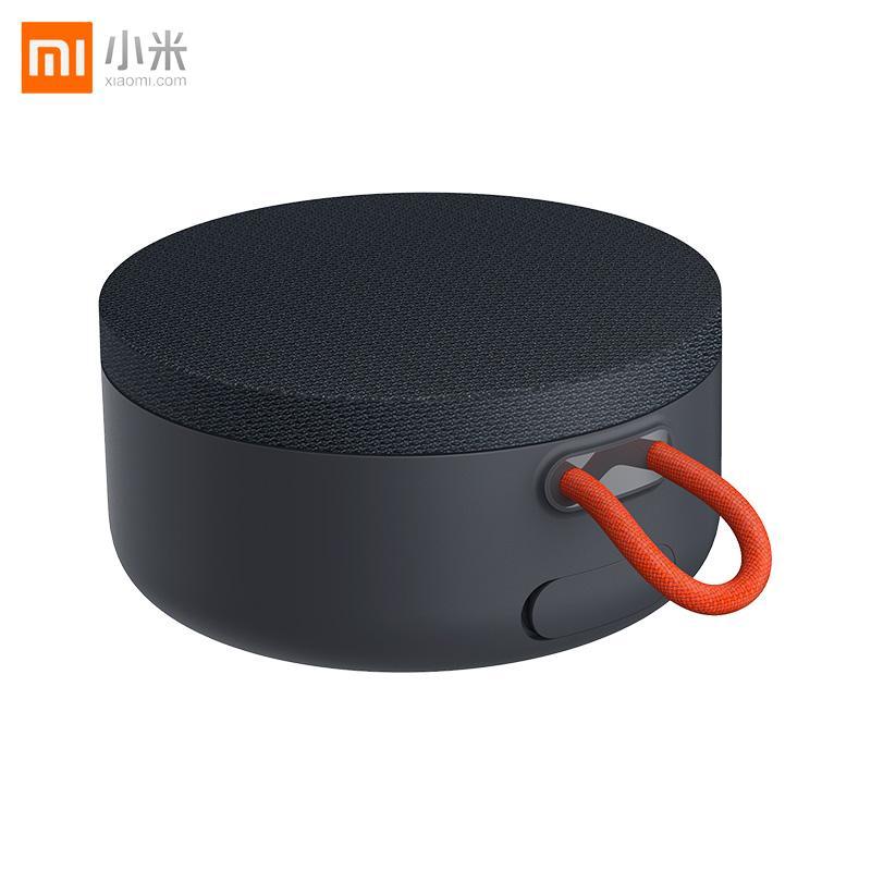 小米(MI)户外蓝牙音箱 mini版 便携降噪通话音乐音箱 | 无线大音量迷你音响 桌面音箱 | 防尘防水 大音量 长续