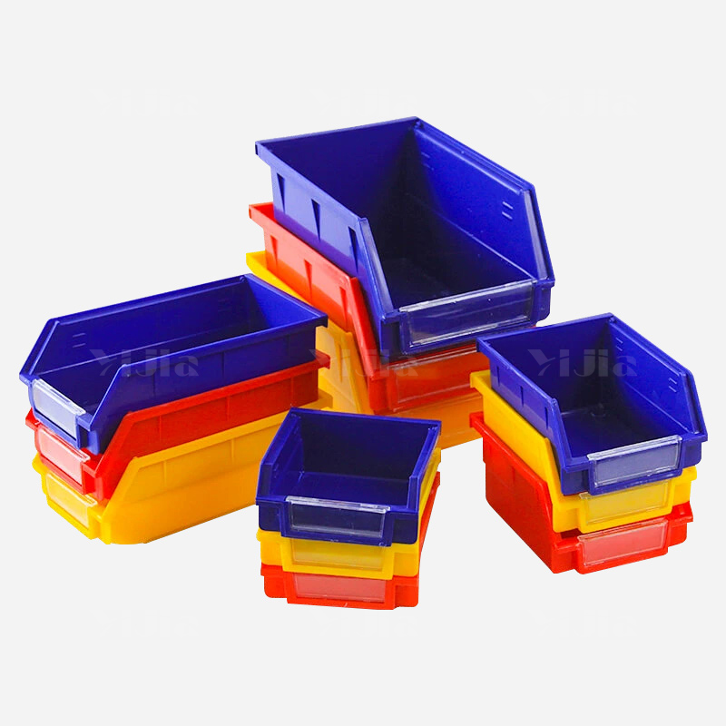 翌嘉YJ4121711 背挂式元件盒壁挂塑料物料盒 蓝色 110*105*50高清大图