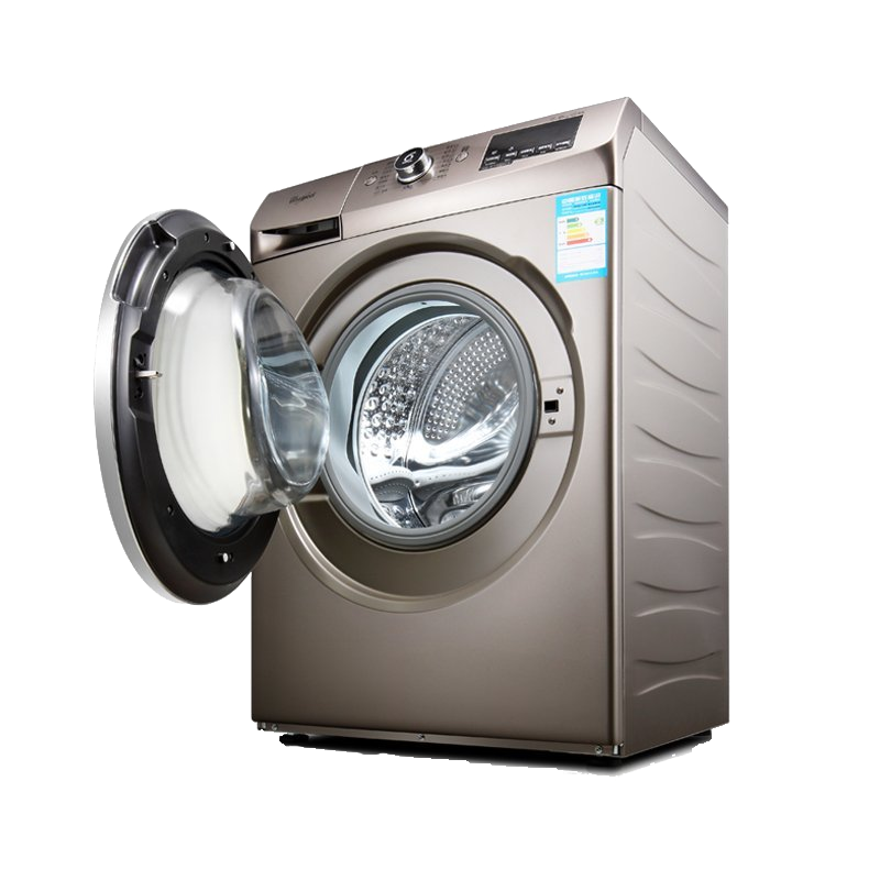 惠而浦(Whirlpool)WG-F80821BIK 8公斤 变频智能APP控制 滚筒洗衣机 (惠金色)高清大图