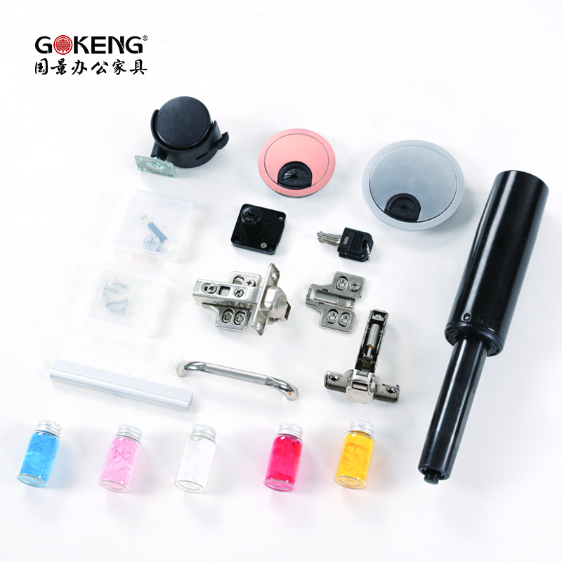 国景GOKENG 办公椅 带头枕电脑椅 黑色转椅
