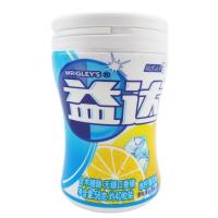 箭牌 益达木糖醇无糖口香糖 冰柠薄荷味336g(56gX6)瓶装 整盒装 休闲零食零嘴