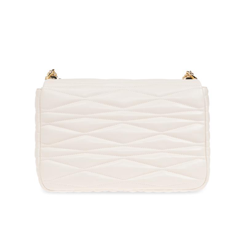 FURLA女士真皮链条肩背包时尚翻盖扭锁中号手提斜挎两用包