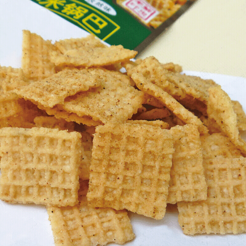 丹鹤 陕西西安特产小米锅巴 零食锅巴 膨化食品 孜然味65g*5包