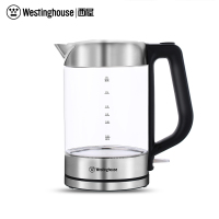 西屋（Westinghouse）玻璃热水壶 高硼硅玻璃防烫电热水壶 WEK-1835
