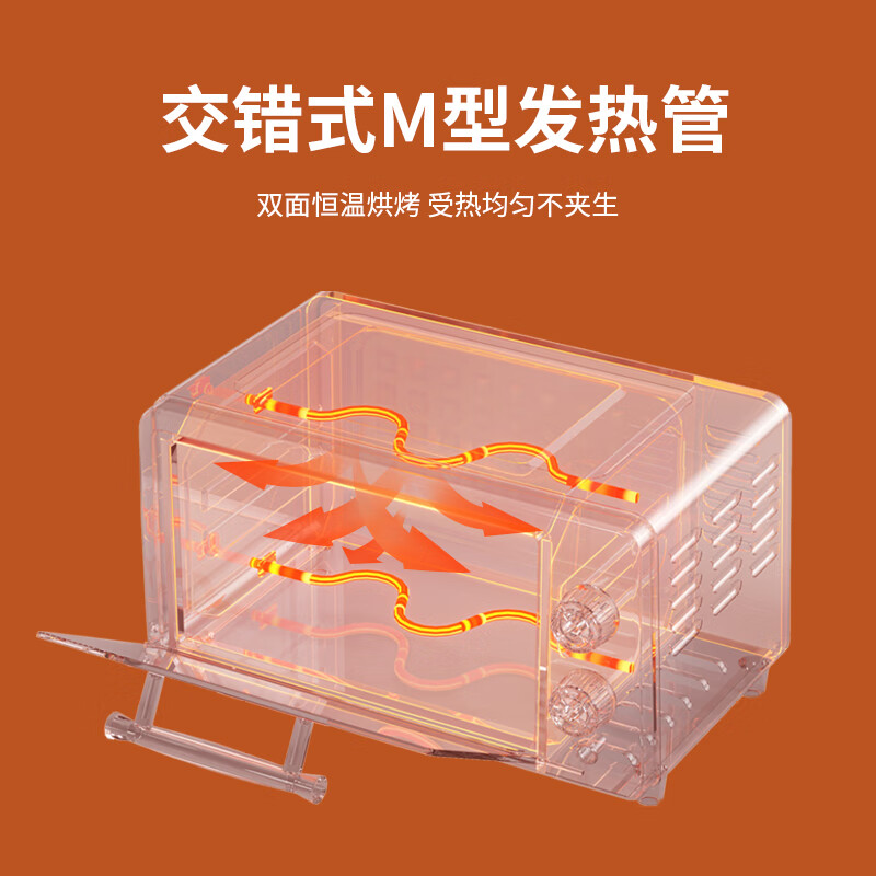 康巴赫-家用多功能电烤箱机械式操控专业烘焙易操作烘烤蛋糕面包KBH-DKX0202高清大图
