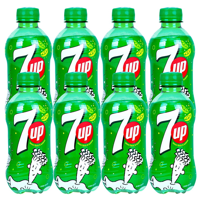 百事可乐 7喜 七喜7up 柠檬味 碳酸饮料 300ml*6瓶 (新老包装随机发货)
