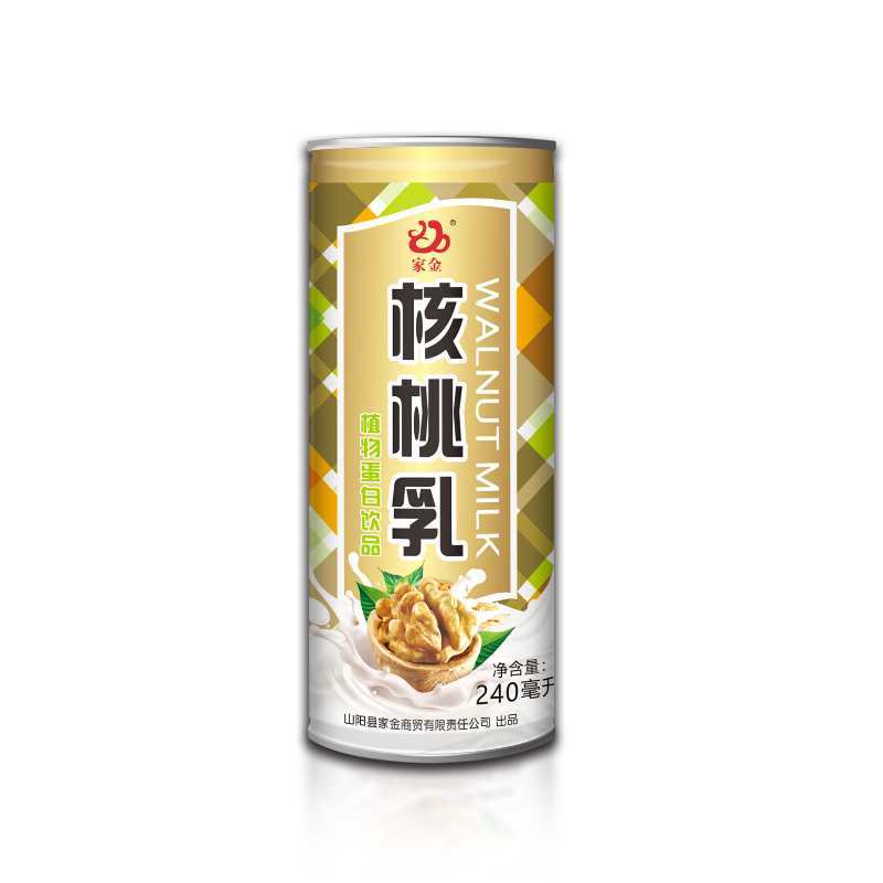 [中华特色]山阳馆 山阳核桃乳 秦岭核桃露240mlx9