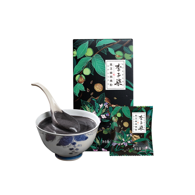 李子柒黑芝麻核桃粉360g(146)