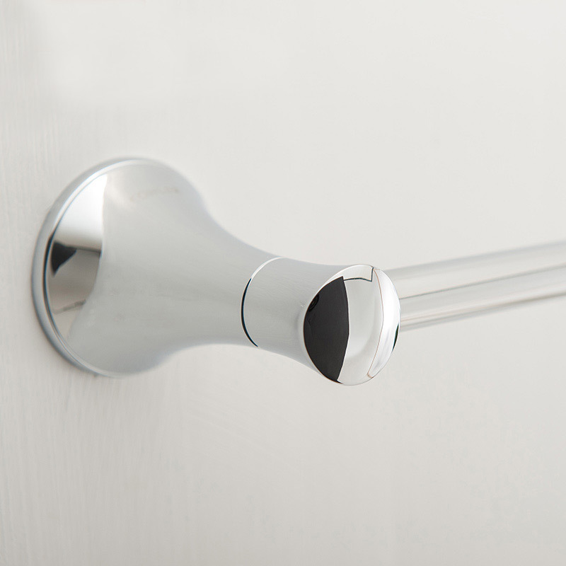 科勒毛巾架K-13430T-CP可乐瑞毛巾杆浴室置物架银色浴巾架毛巾挂