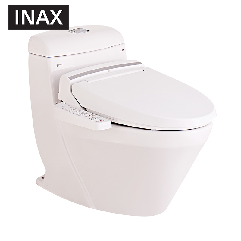 日本-伊奈(INAX)卫浴智能马桶套装一体式坐便器全功能款智能盖板自洁釉面虹吸马桶