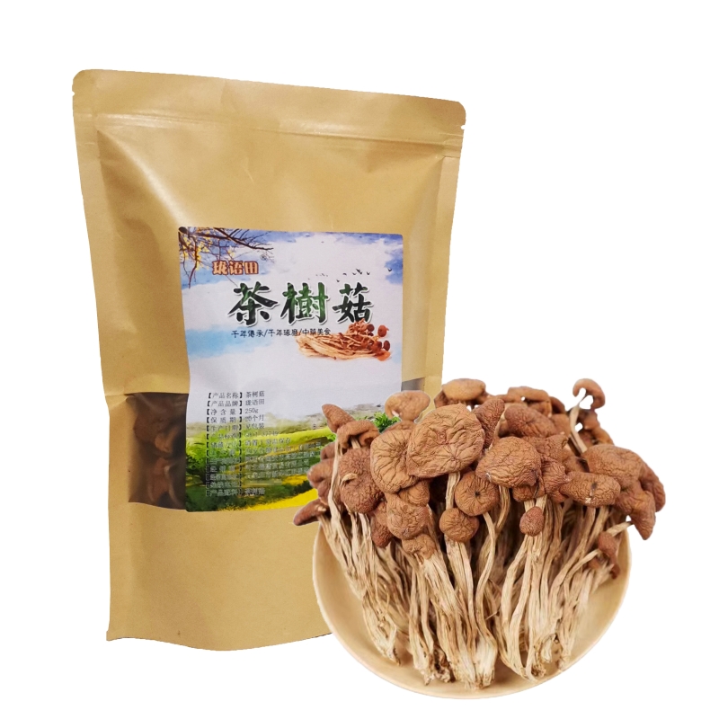 珑语田 茶树菇 250g 袋高清大图