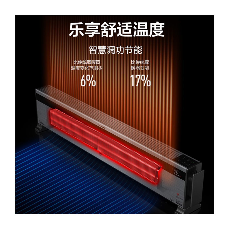 (HD)美的(Midea) HD16X 踢脚线取暖器(计价单位:台)