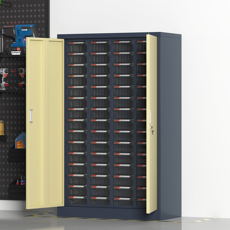 臻远 ZYLJG-W57 零件柜 60抽透明带门大号 778*360*1294高清大图