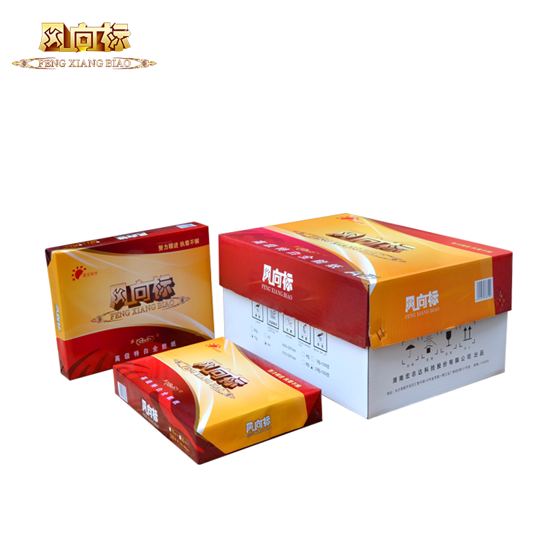 风向标 单包A4复印纸70g 复印纸双面打印 500张/包 (8包/箱)
