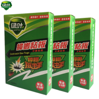 绿叶蟑螂粘板 蟑螂药 蟑螂粘板 物理杀灭蟑螂贴杀蟑螂连窝端 20片/盒