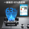美的(Midea)燃气灶JZT-Q315-M天然气家用5.2kW猛火灶 台嵌两用 不锈钢面板 线性精控 一级能效