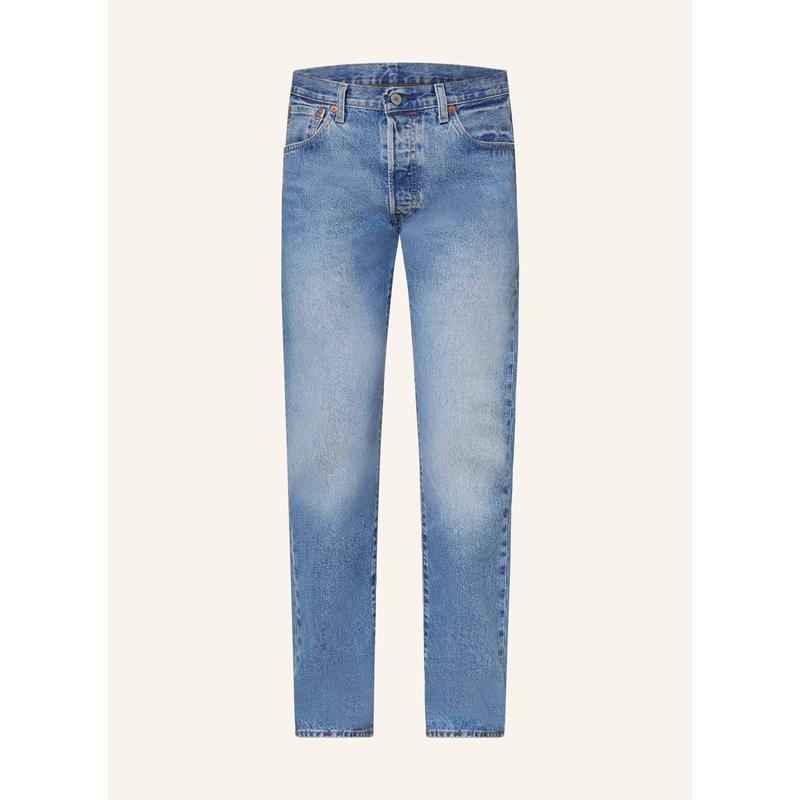 Levi’s男士经典直筒牛仔裤常规版型五口袋设计透气舒适