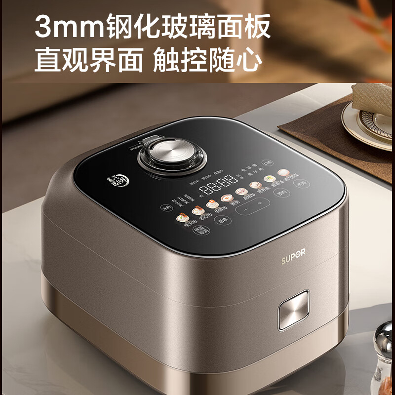 苏泊尔电饭煲4L蓄热聚能高温蒸煮粒粒生香猛火加热SF40Q13S高清大图