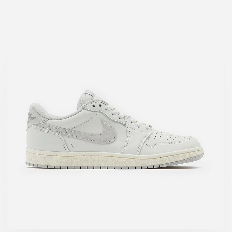 耐克男鞋Air Jordan 1 Low 85 AJ1灰白低帮复古篮球鞋FB9933-100