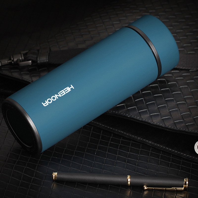 希诺XN-5613 保温杯带茶网高档磨砂水杯男女士车载不锈钢茶杯