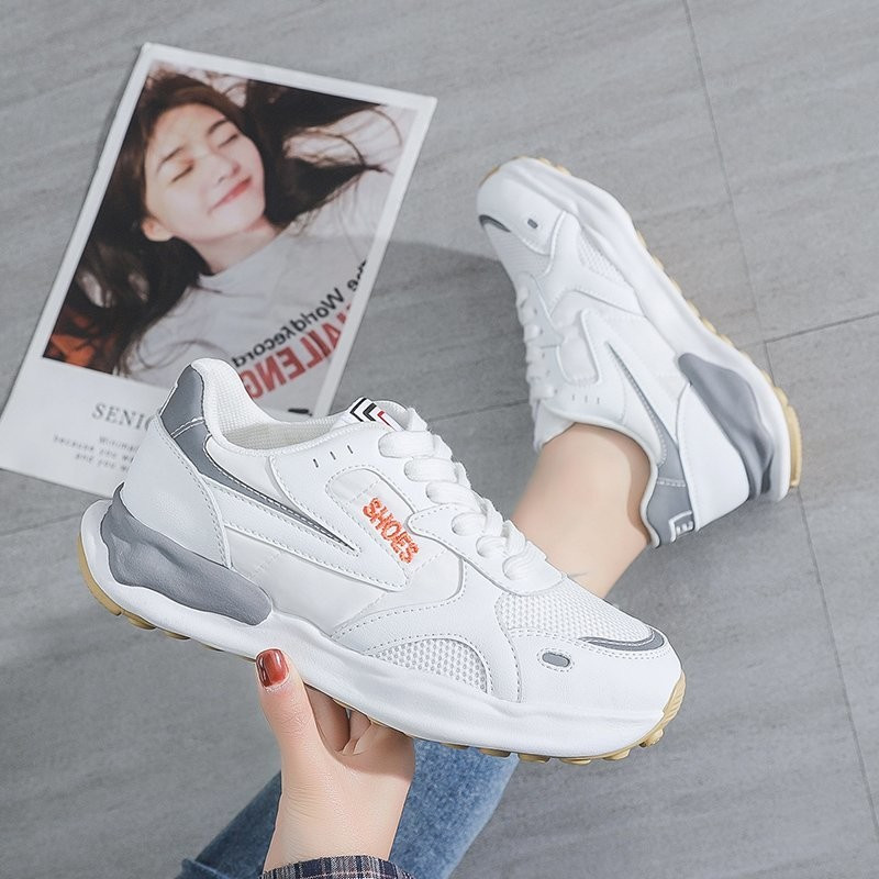 球鞋女夏天透气网状运动鞋女童网鞋中学生波鞋大童少女鞋女孩孑穿的