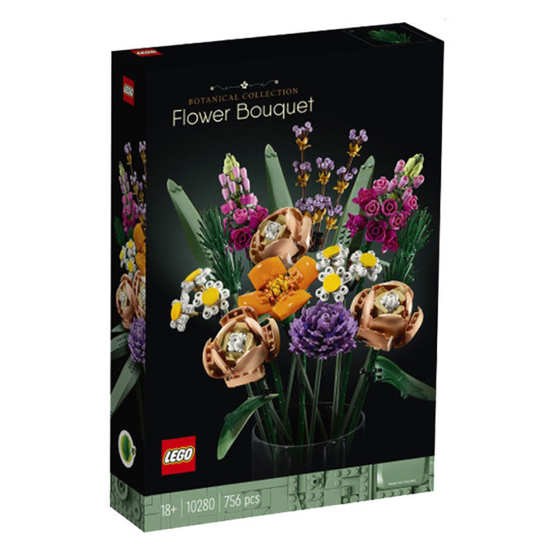 [全球购]LEGO乐高 花束花朵插花手工花工艺摆件益智积木玩具18+ 10280