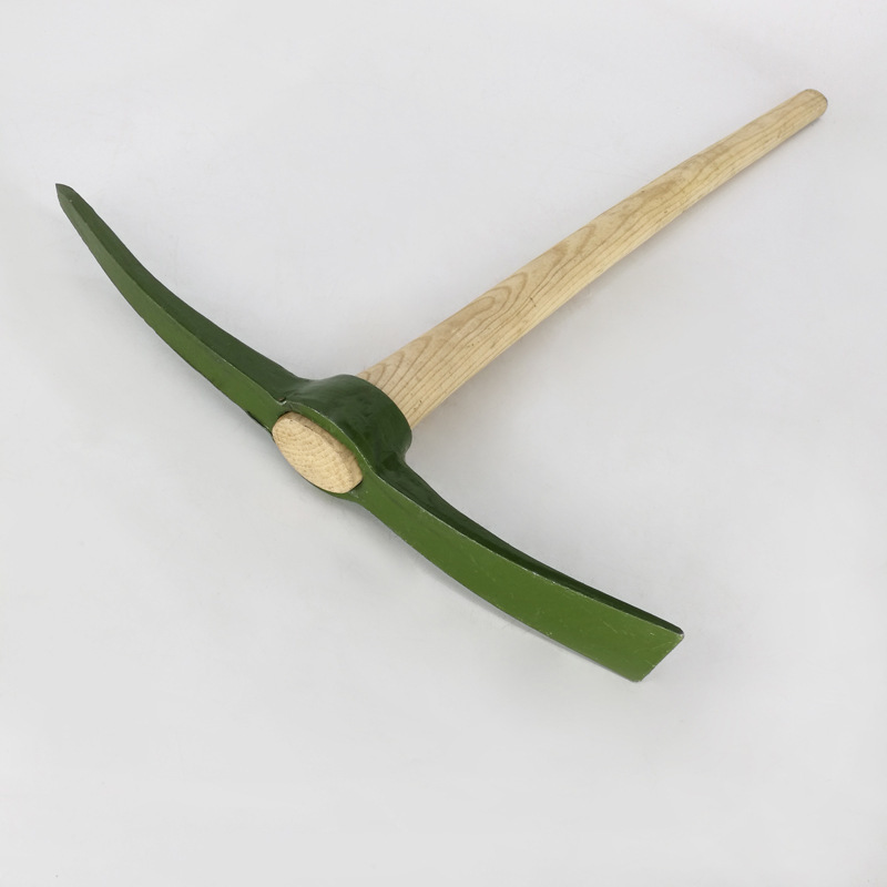 工霸户外木制洋镐十字镐1把