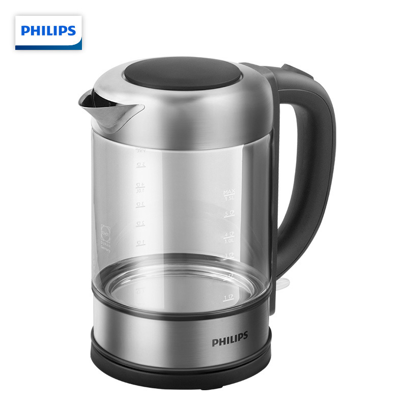 飞利浦(Philips)电水壶热水壶电热水壶德国肖特玻璃 HD9342/08 1.5L 烧水壶