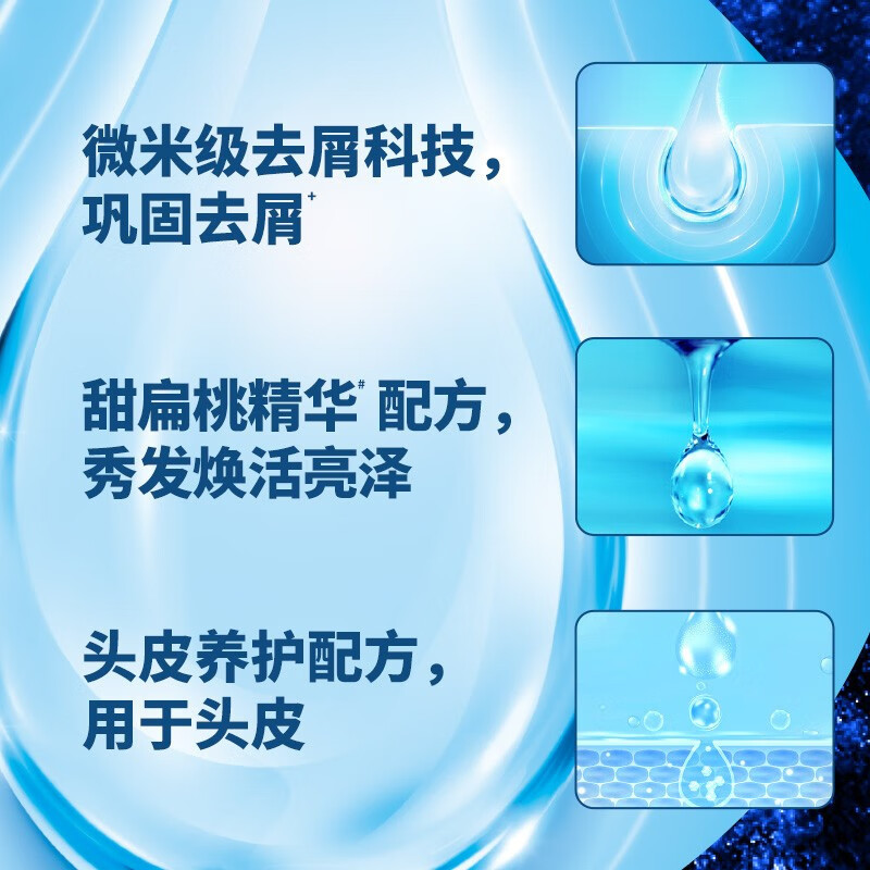 海飞丝专研洗发水护发素去屑止痒舒缓瞬感舒痒控油排浊护理乳套装 丝质柔滑型润发护理乳200g