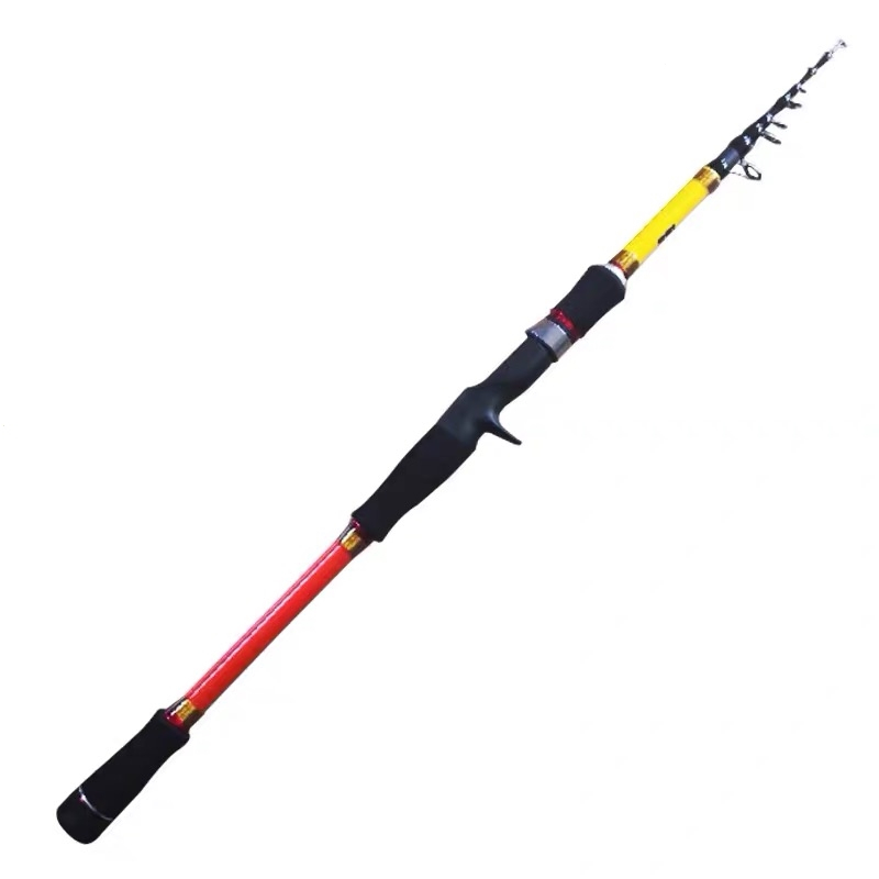 伸缩路亚竿闪电客ml调万能收缩路亚杆枪柄直柄便携碳素矶钓竿海竿视频