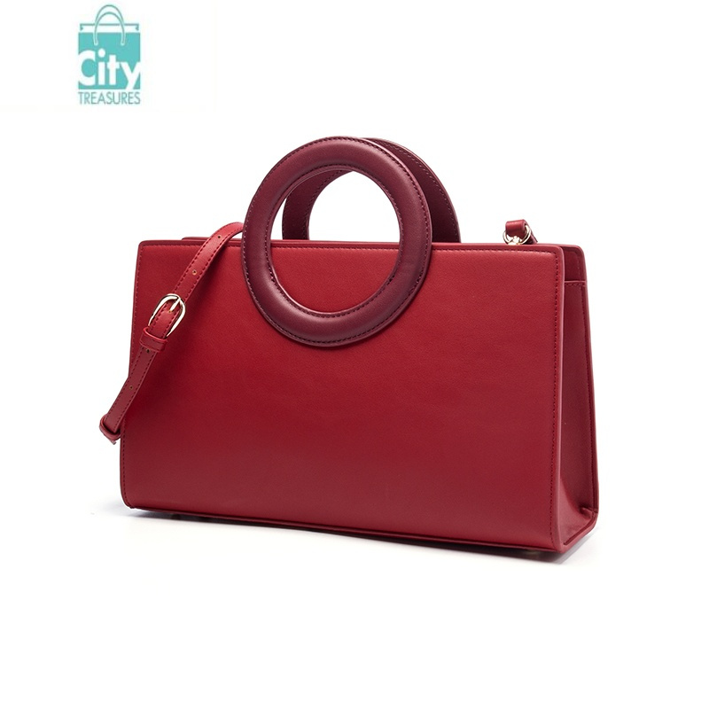 bangdou洋气新娘包红色结婚包小众设计包包女2019新款时尚手提包斜挎