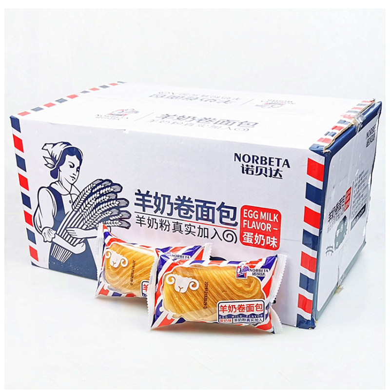 诺贝达 羊奶卷面包整箱4斤