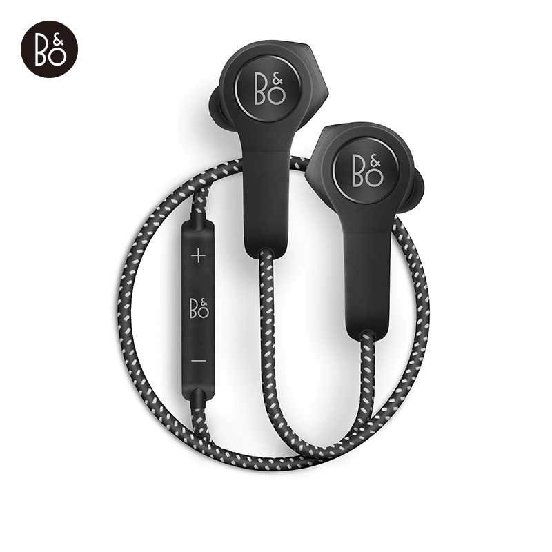 B&O PLAY beoplay H5 入耳式蓝牙无线耳机 磁吸运动耳机 手机游戏耳机 跑步带麦可通话 黑色