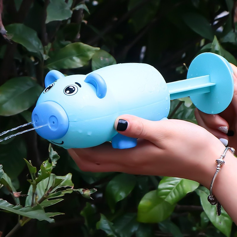 儿童宝宝戏水玩具喷水水抢抽拉式吸水洗澡男孩高压漂流大号呲水枪