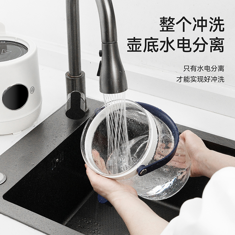 施耐德 全玻璃花茶壶 SWK-XHSL316高清大图